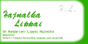 hajnalka lippai business card